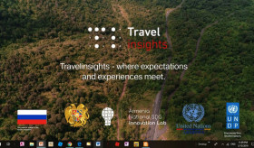 Permanent Mission delivered a presentation on Travelinsights innovative tool recently developed in Armenia