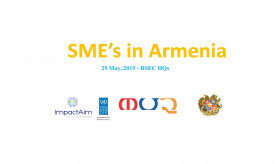 Presentation on Armenia’s SMEs at BSEC HQs